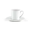 BAGHERA Paire Tasse Café Médard De NOBLAT Pocelaine Blanche - Les 6