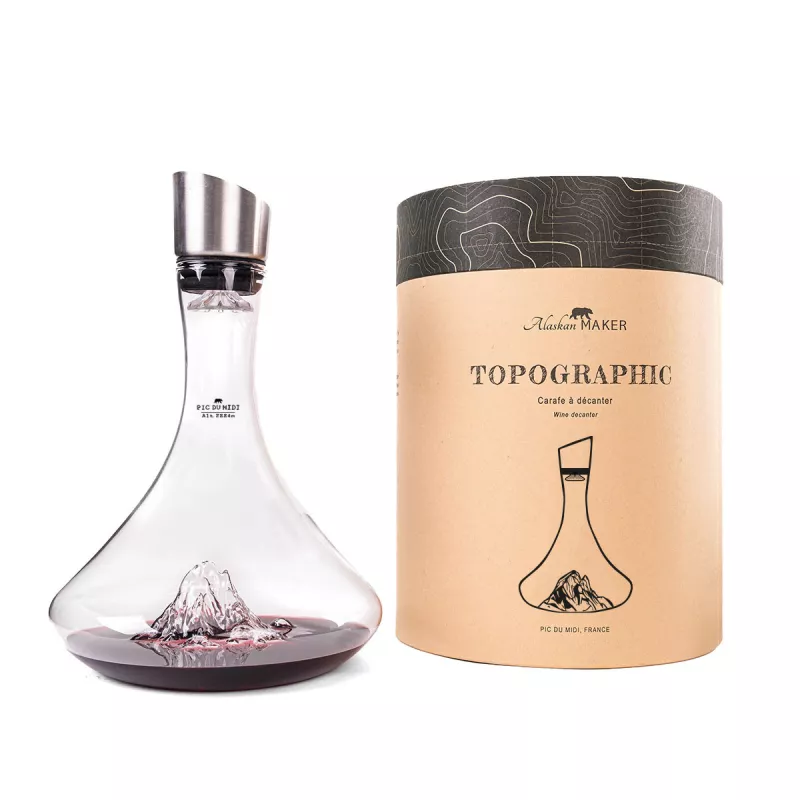 Carafe Ă Vin TOPOGRAPHIC - Pic Du Midi ALASKAN MAKER