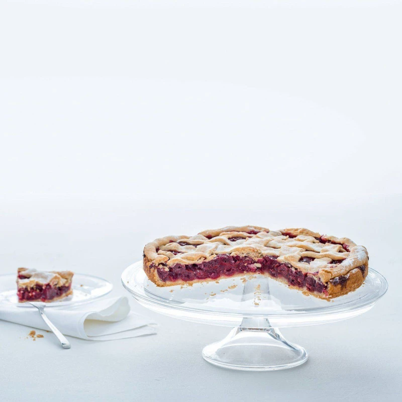 CIAO Plat Tarte Gâteaux Ou Fromage En Verre Sur Pied LEONARDO – Image 2