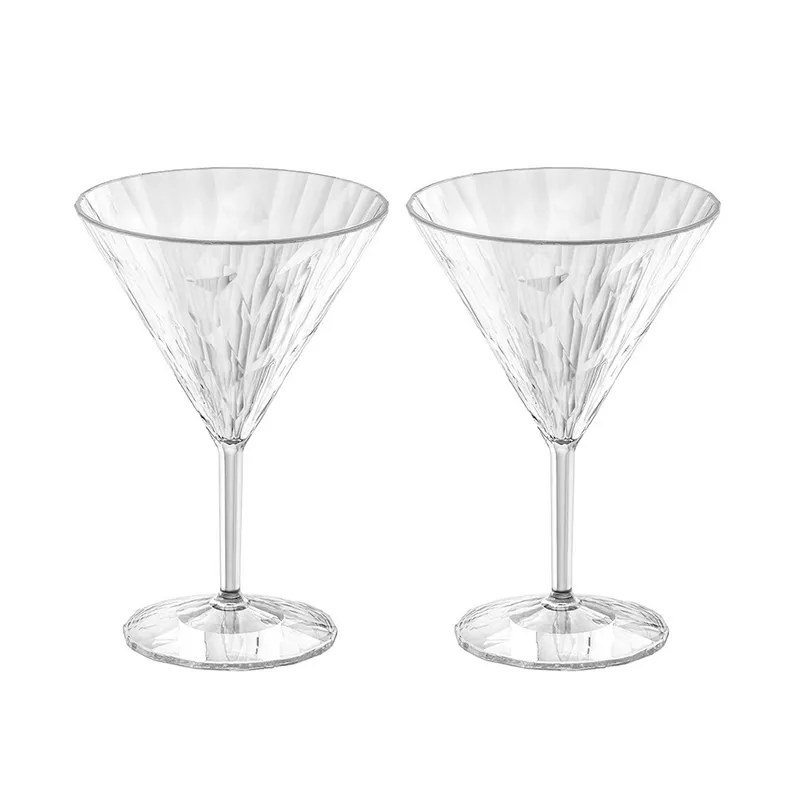 Koziol Club N°12 Verre à Cocktail 250 Ml Polycarbonate Kosiol Set De 2