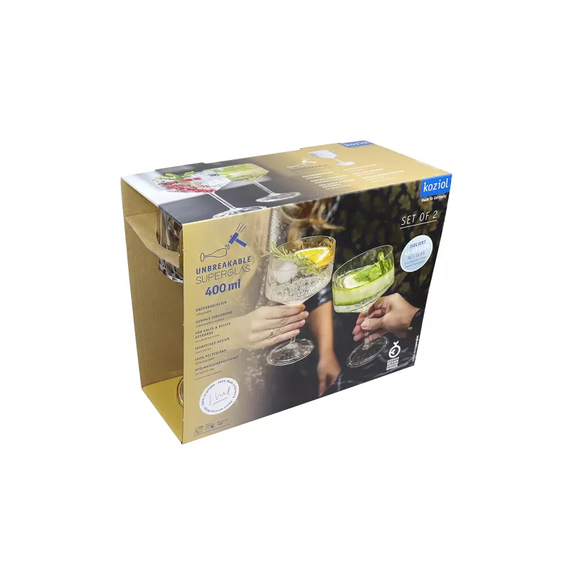 Koziol Club N°15 Verre à Cocktail 400 Ml Polycarbonate Kosiol Set De 2 – Image 2