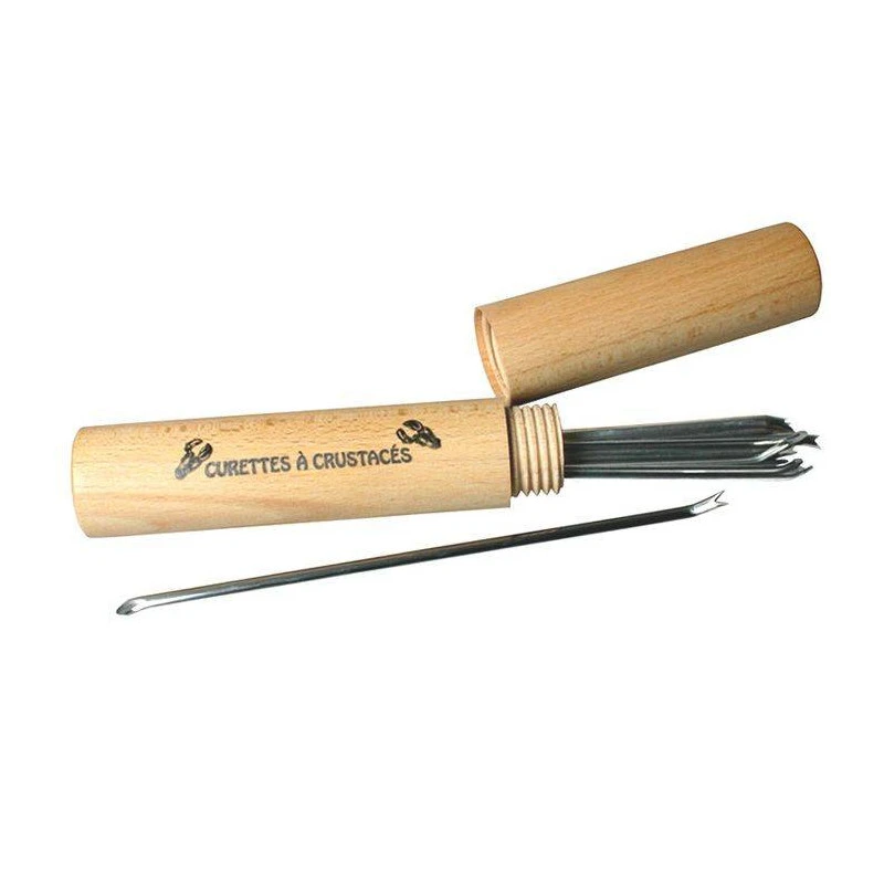 Curettes Crustacés X 12 En étui Bois – Image 3