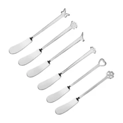 EVENTO Coffret 6 Tartineurs Fantaisie Inox Mepra