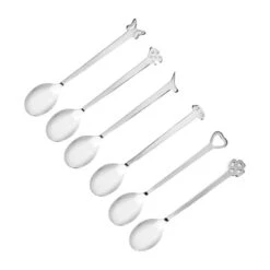 EVENTO Coffret De 6 Cuillères à Café Fantaisie Inox Mepra