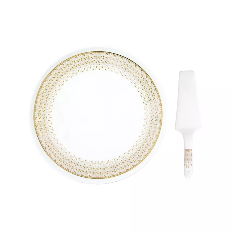 EASY LIFE FESTIVE Plat à Tarte D32 Cm Avec Pelle En Porcelaine – Image 3