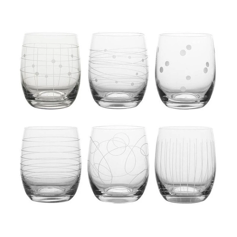 GRAPHIK Gobelet Verre Gravé 30 Cl - Les 6 – Image 3