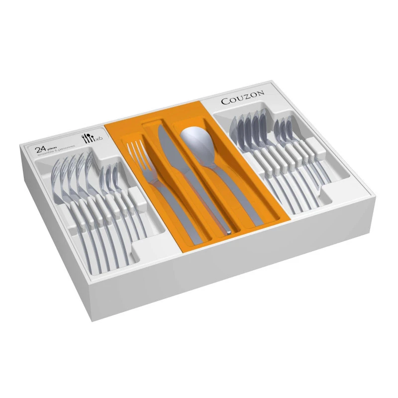 Ménagère 24 Pièces - Inox ELIXIR - COUZON - Coffret Long – Image 4