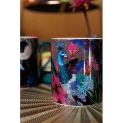 Kitchen Craft MIKASA Et Sarah Arnett Mug En Porcelaine Fine 30 Cl Paon