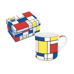 EASY LIFE MONDRIAN Mug En Porcelaine EASYLIFE