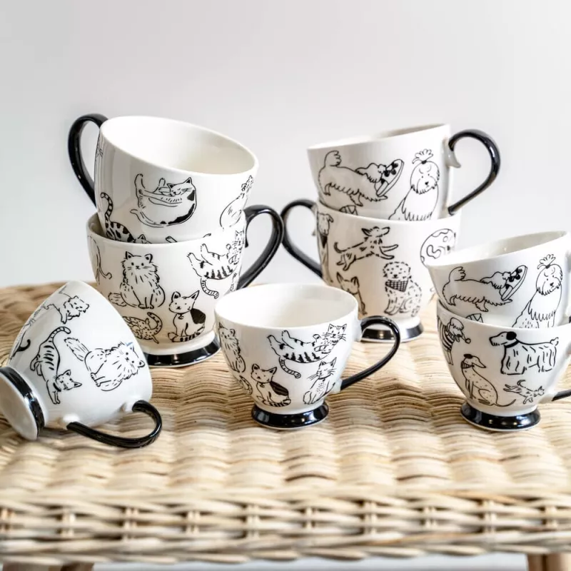 OSCAR Coffret Déjeuner En Porcelaine TABLE PASSION 44cl - Les 2