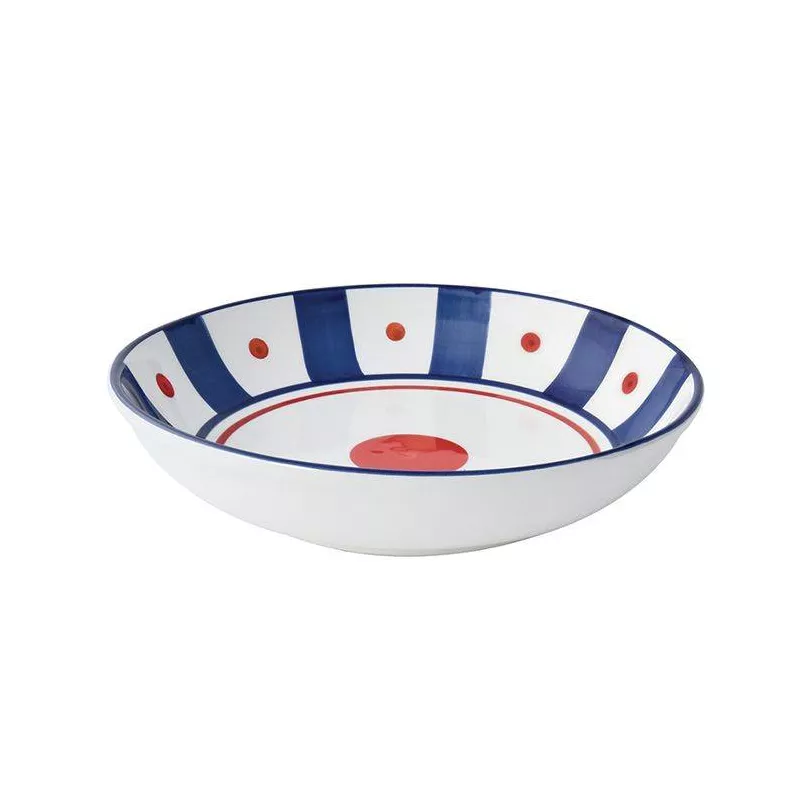 PANTELLERIA Saladier En Céramique Easy Life D30 Rayures SC