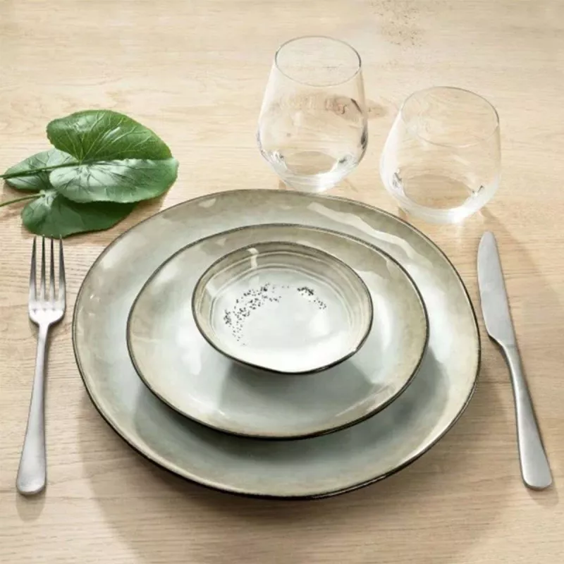 SHADOW NACRE Saladier En Grès Réactif émaillé Médard De NOBLAT D24 – Image 8