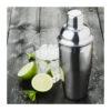 Shaker Cocktail Inox Bouchon Filtre Et Couvercle Point Virgule