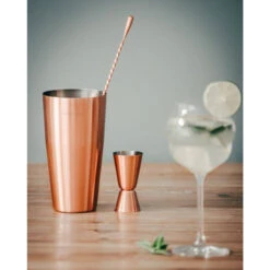 SHAKER Cocktail Inox Et Inox Revetu Cuivre 500/ 700 Ml Chef Et Sommelier