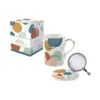EASY LIFE SHAPES Coffret Mug Tisanière Porcelaine