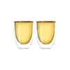 Tasse à Café Thé En Verre Double Paroi 22 Cl WD Lifestyle Jaune- Les 2