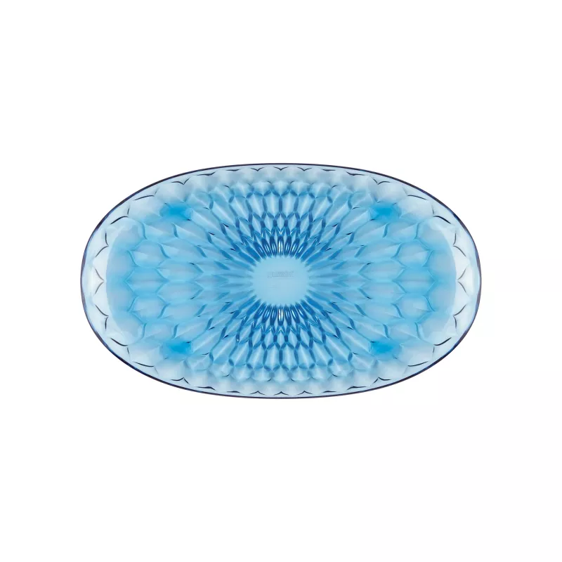 VANITY Grand Plateau Ovale 45X26.5 Cm GUZZINI Bleu Ciel – Image 5