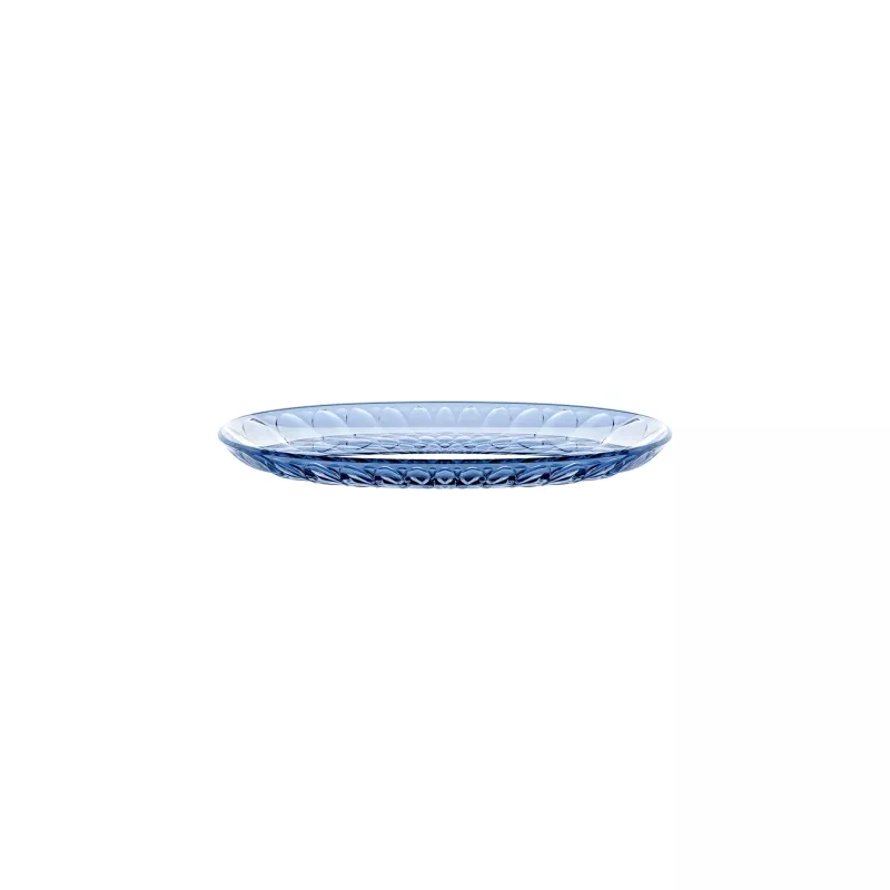 VANITY Petit Plateau Ovale 32X19.5 Cm GUZZINI Bleu Denim – Image 4