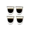 Kitchen Craft Verre Tasse à Café Expresso Double Paroi 75 Ml La Cafetiere - Les 4 SC