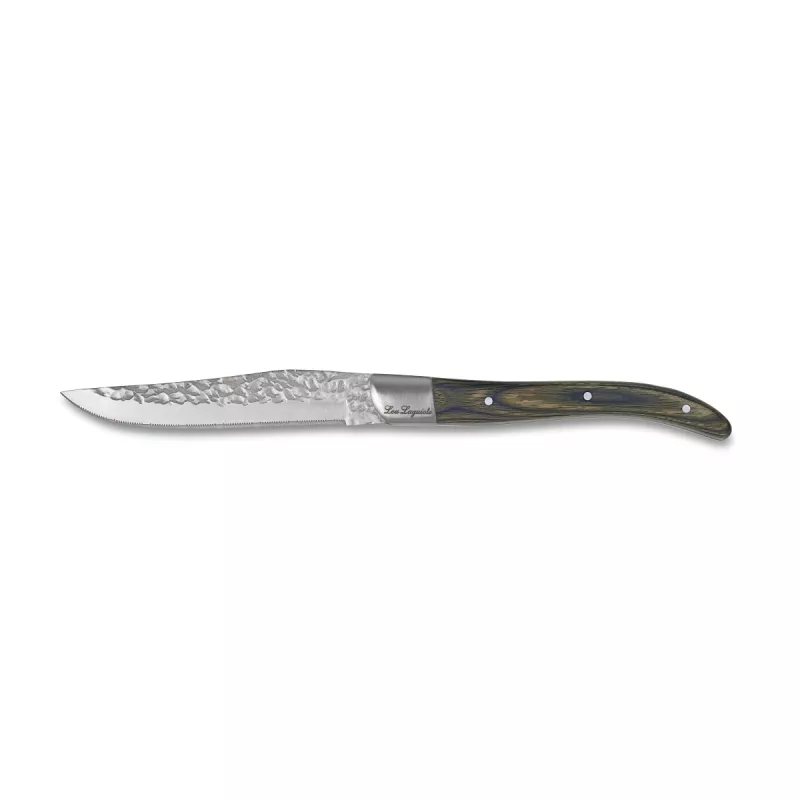 VOLCANO Coffret En Bois Palette De 4 Couteaux à Steak En Acier LOU LAGUIOLE – Image 2