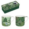 EASY LIFE WOODLAND Coffret 2 Mugs 30cl En Porcelaine