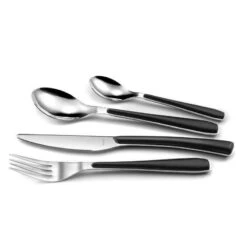 ZEPHYR Soie Ménagère Coffret De 24 Couverts AMEFA Noir