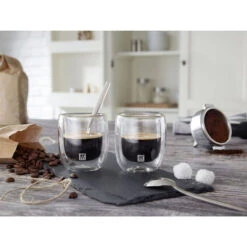 SORRENTO Verre Tasse à Café Expresso Double Paroi 80 Ml ZWILLING - Les 2